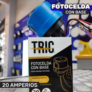 Fotocelda con base 20 Amp