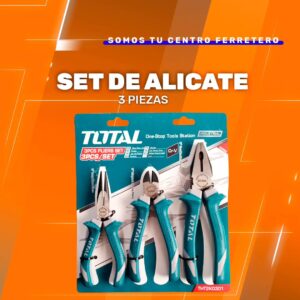 Set de alicates *3 piezas